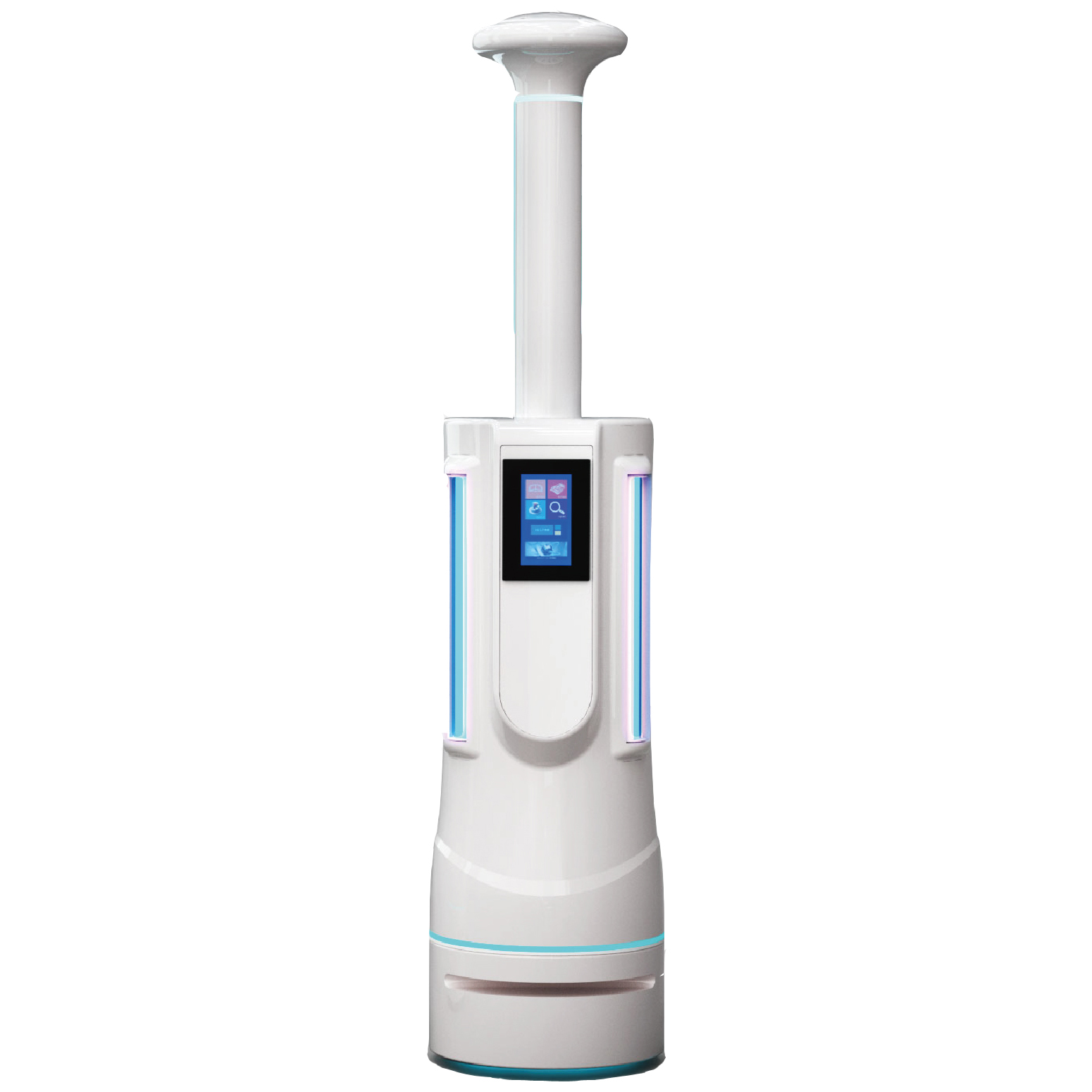 FYB-K3 AI Intelligent Disinfection Robot Cleaner with UV And HOCL Hypochlorous Acid Plasma Air Purifier Hepa Filter