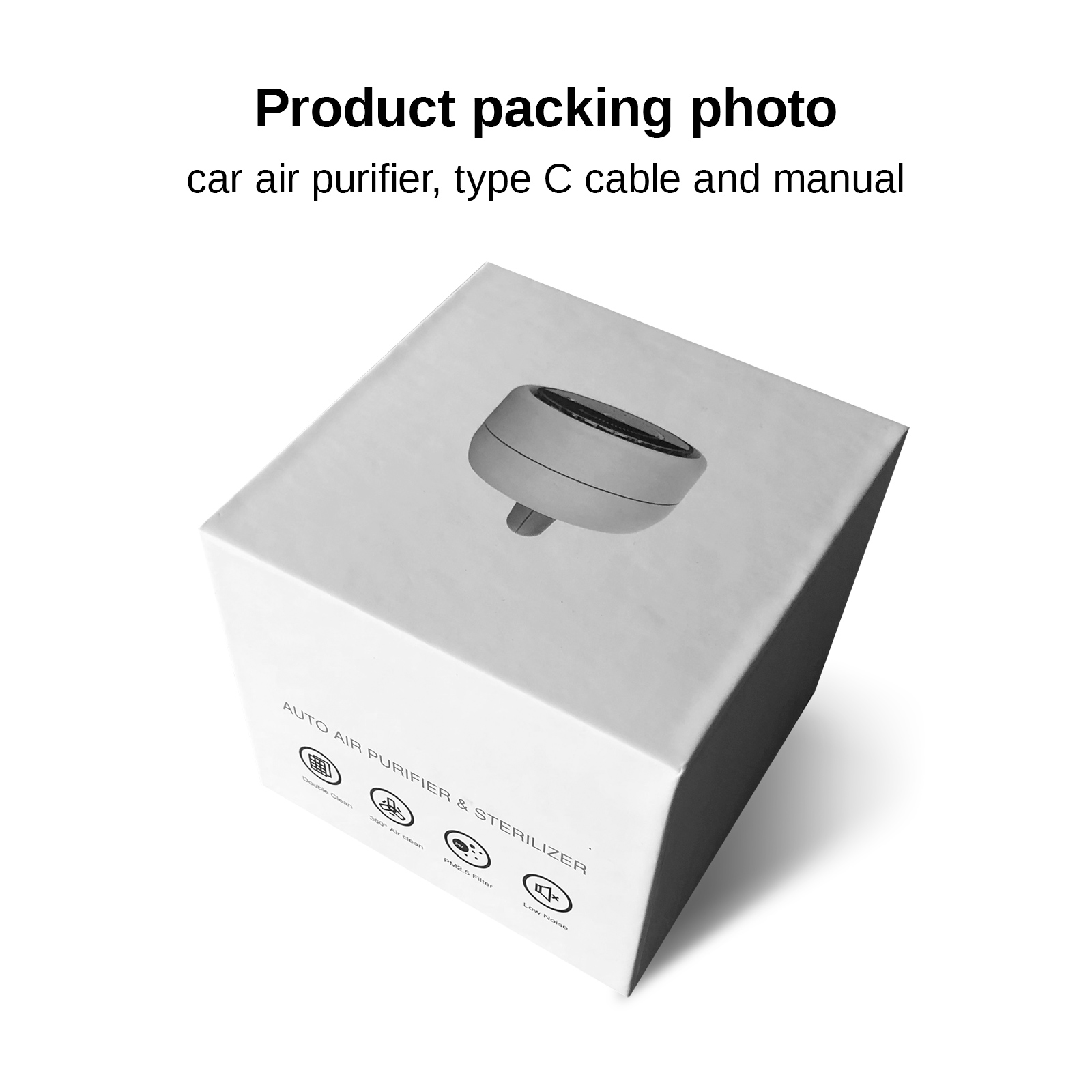 FYY-CX03 Car Air Purifier with UV Sterilizer And Carbon Filter for Car Office Use